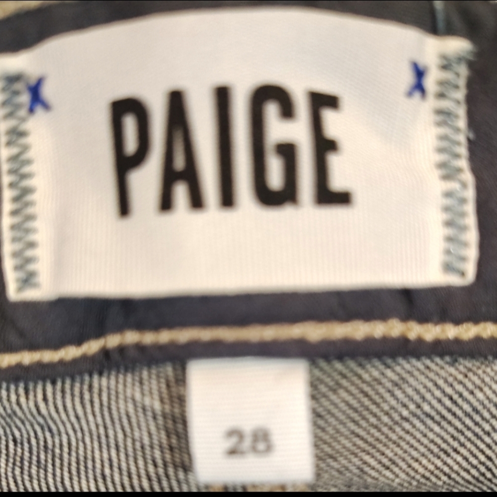 PAIGE TAG, Skyline Skinny Jeans, Woman Blue Denim/Low Rise/Stretchy Nordstrom 28 - Picture 11 of 16